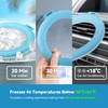 Neck Cooling Tube(with Cooler Bag), hot Weather Reusable Long-Lasting Cooling