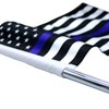 Motorcycle American Flag 7"x10" Thin Blue Line Flag Double-Sided Motorcycle