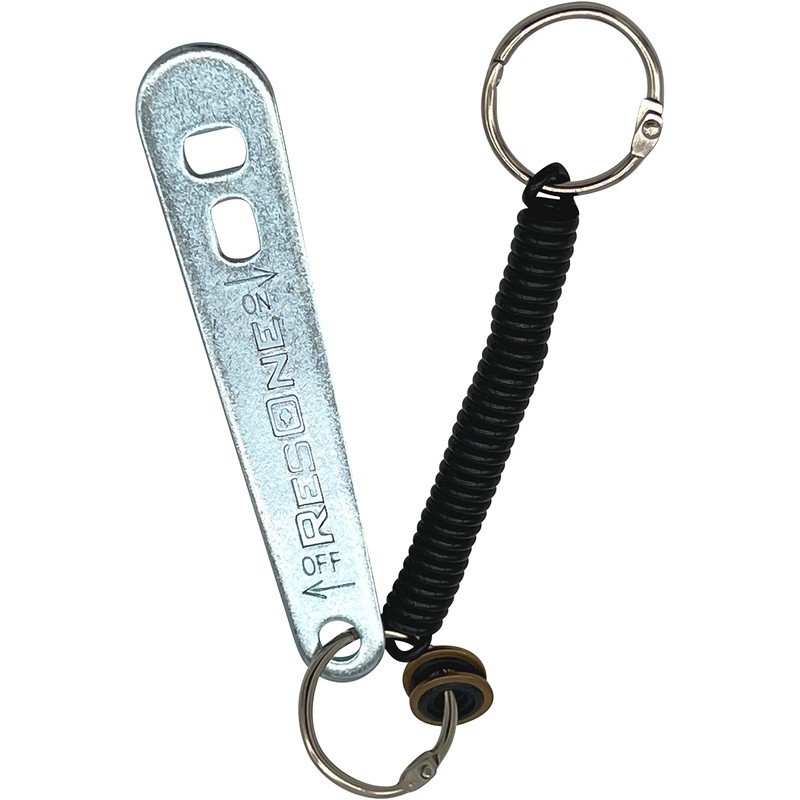 ResOne Metal Medical Oxygen Cylinder Wrench with Bungee Cord &