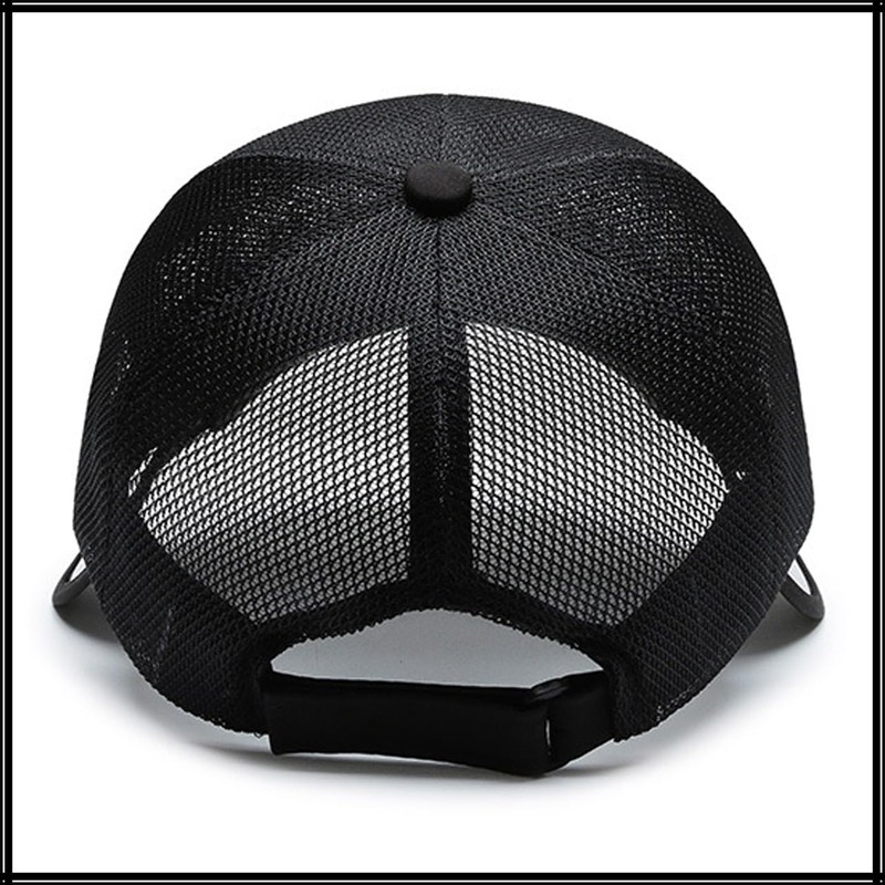 White Fang CA758 Mesh Logo Brim Cap, Stylish, Retractable, Sun