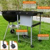 Grill Table Cart for Weber 22 inch Kettle 18in Charcoal