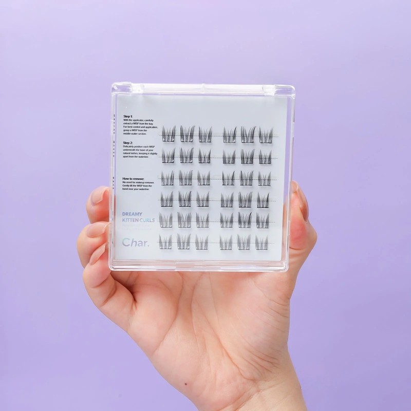 Char Cosmetics Dreamy Kitten Curls Cluster Lash 36pcs