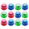 D.RECT Single Plastic Pencil Sharpener with Container Round Pack of
