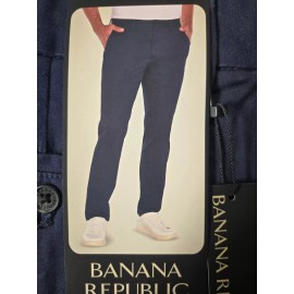 Banana Republic NEW Banana Republic Men’s 40x29 Blue Chino Pant Straight Fit