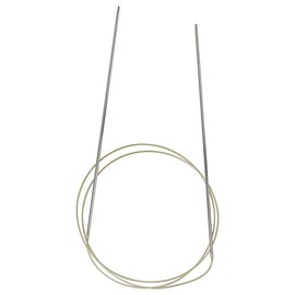 Addi Circular Knitting Needle, Metal, Silver, 80cm x 1.75mm