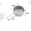 Dadamong 2-Pack Mini Flour Sifter for Baking, Flour or Powdered