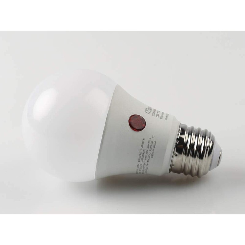 Maxlite Non-Dimmable 9W 2700K Dusk to Dawn A19 LED Bulb,