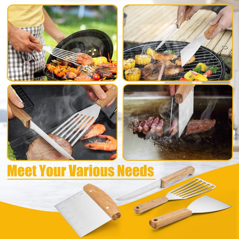 Griddle Accessories Kit, HaSteeL 20 Pcs Flat Top Grill Accessories