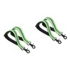 ULTECHNOVO 4pcs Firefighter Glove Straps Hook Keychain for Secure Storage