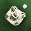 Stylish PU Leather Golf Head Protective Cap Cover with Magnetic