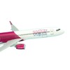 Model Airplane Wizz Air Airbus A321-200 HA-LGA in 1/200 Scale