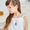 2 Pcs Sofia The First Amulet and Elena Princess Necklace