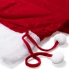com-four® Velvet Christmas Sack - Gift Sack