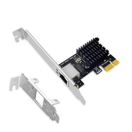 Gigabit PCI Express Network Card, RTL8111G Chip 10/100/1000 Mbps Ethernet LAN Adapter with RJ45 Port, Low Profile PCIe Network Adapter for Windows 11/10/XP/8/7, Linux, Mac OS