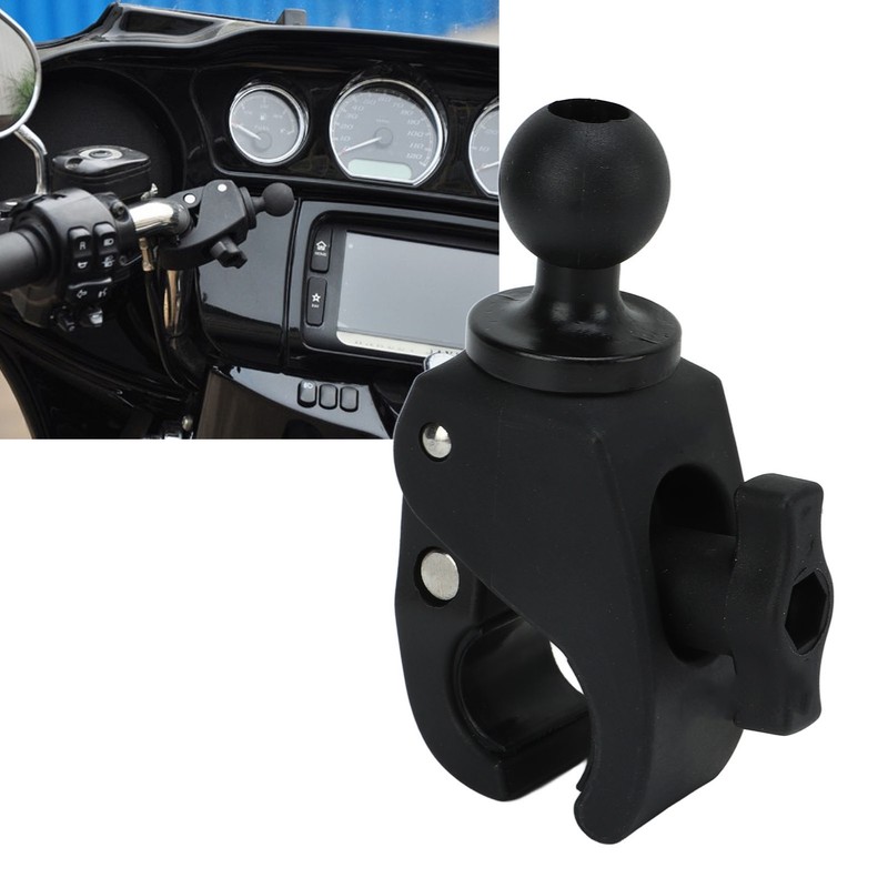 Motorcycle Handlebar Mount 25mm Ball Head 360 Degree Rotation Nylon