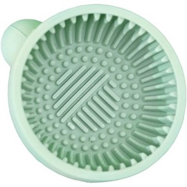 Recipiente de Silicona para Lavar Brochas de Maquillaje Portátil Diseño de Mano para Limpieza Eficaz de Brochas para Niñas y Novias Color Aleatorio