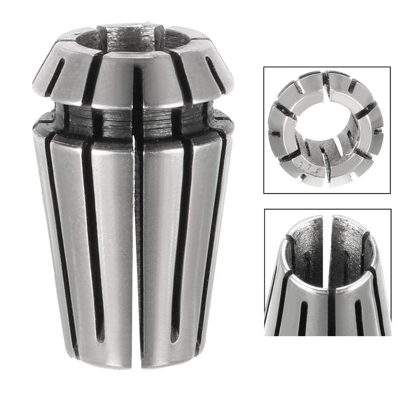 sourcing map ER11 6.5mm Spring Collet Chuck for CNC Engraving