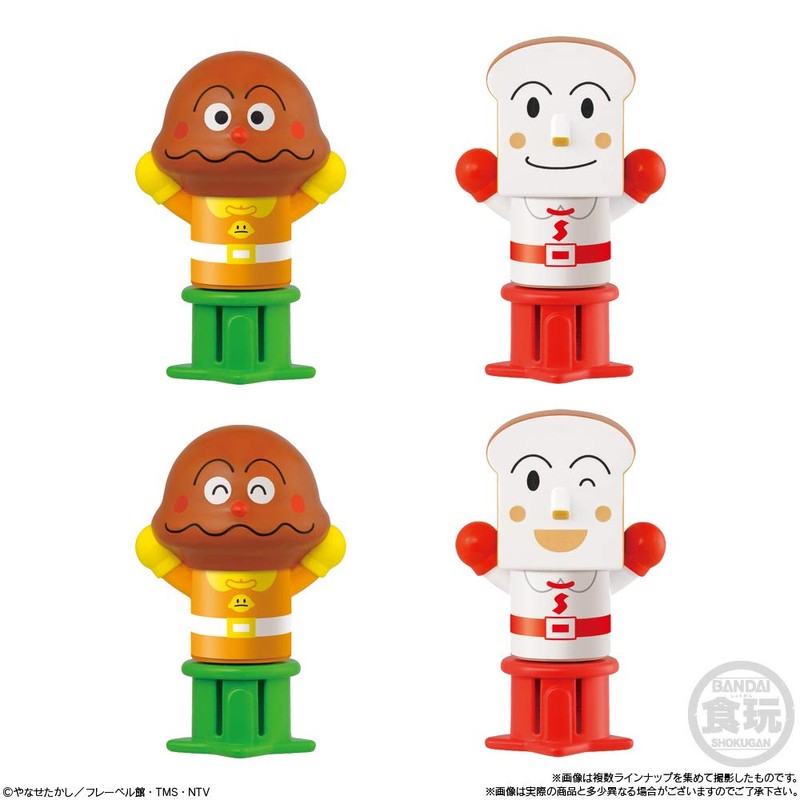 Jumping Anpanman (12 Pieces) Candy Toy, Refreshing Mints