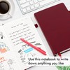 feela 3 Pack Notebooks Journals Bulk with 3 Black Pens,