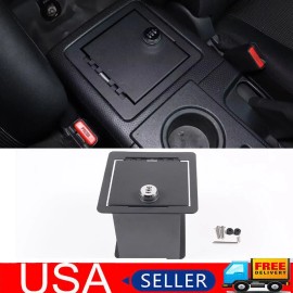 e-power-auto-Trim Console Storage Safe Lockbox Center Armrest Box For Toyota FJ Cruiser 2007-2014