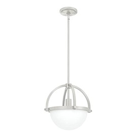 Hunter Fan Company 19233 Wedgefield Pendant Light, Brushed Nickel