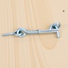 Safety Hook and Eye Latch, 6PCS Stainless Steel Spring Hook