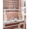 Nail Desk Lamp for Nail Tech, Foldable 34in 48W Half