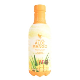 Forever Living - Forever Aloe Mango - Pure Aloe Vera Gel Infused with Mango - Gluten-Free and Vegan with Added Vitamin C - 1 Liter