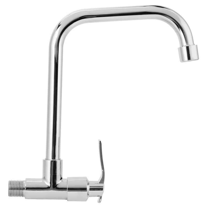 Household G1/2in Kitchen Water Faucet Single Cold Wall Mounted Faucet