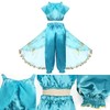 Discoball Jasmine Princess Costume for Girls Amazing Tour Kids Aladdin