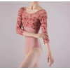 Pro Dance PLL012BA Women's Floral Print Long Sleeve Ballet Leotard,