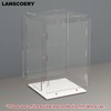 LANSCOERY Acrylic Display Case, Assemble Showcase Display Box for Collectibles,