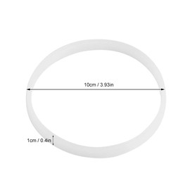 Fdit - Anillo de goma para juntas tóricas de goma de repuesto para mezcladora Juicer, 4 unidades, color blanco