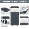 Goodpick Laundry Basket with Wheels, 75L Laundry Hamper for Dirty