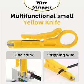 SAMTEK RJ45 Crimp Tool Kit, All in One Pass Through Ethernet Crimping Tool for Cat5/Cat6/Cat7 & RJ11 for Telephone Line Connector – Includes Cable Cutter, Cable Tester, Stripper, Screwdriver