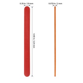 SHEUTSAN 2000 PCS 4.5 Inch Colored Popsicle Sticks, 114 x 10 x 2mm Rainbow Wooden Craft Sticks, Colorful Ice Cream Lollipop Sticks for DIY Crafts