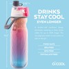 O2COOL ArcticSqueeze Insulated Mist 'N Sip Water Bottle | BPA
