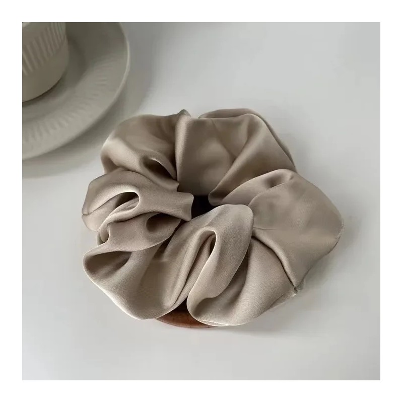 Satin Scrunchie for Ponytails – Soft Elastic Hair Band for