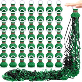 WinnerWhy 50 Pcs Graduation No Mess Confetti Popper Hand Throw Streamer Popper Bulk Colorful Party Confetti for 2025 Congrats Grad Birthday Wedding Party Celebration Supplies(Black, Green)