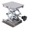 Small Stainless Steel Lifting Platform Manual Miniature Lift Stand Table