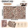 2 Pack Large Leopard Hair Towels 24" x 40" Absorbent