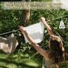 Pack of 2 Clothes Peg Bags, Storage Bag for Clothespins,