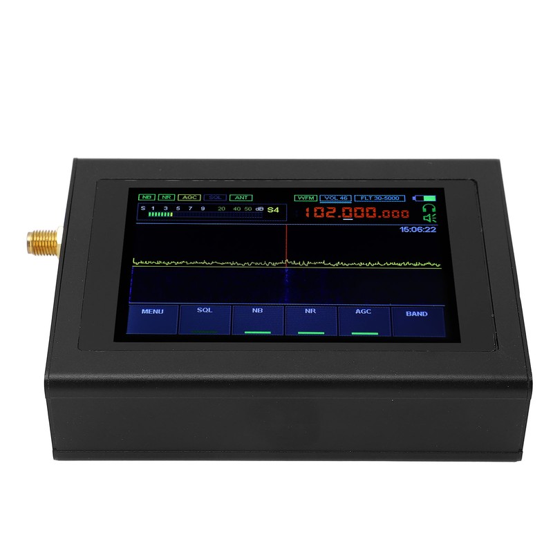 DSP SDR Radio Receiver 50GHz~250MHz 4GHZ~2GHZ Shortwave 3.5in Touching IPS