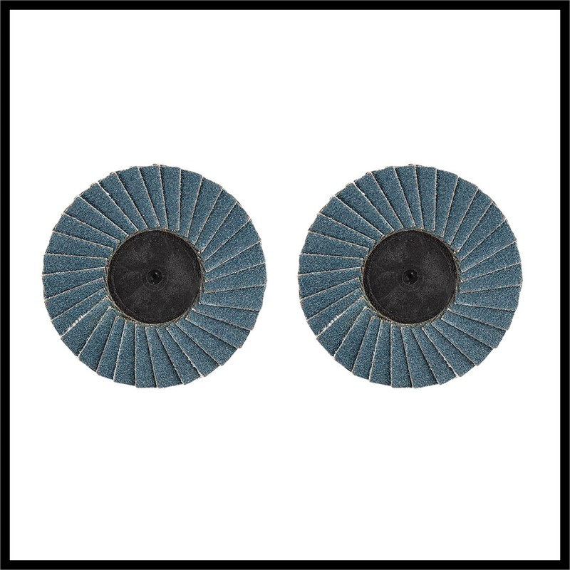 Hihaha 10pcs 2 Inch High Density Flap Disc Sanding Grinding