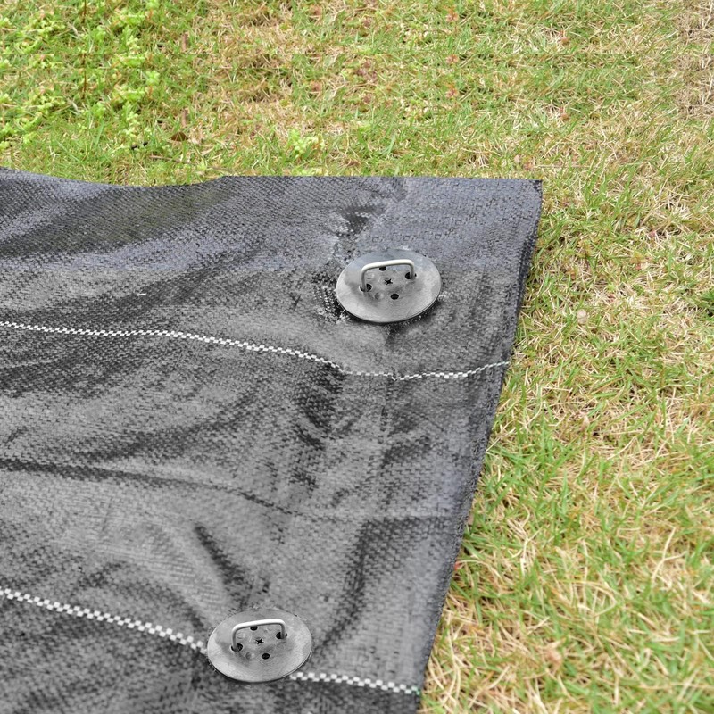 MySit Weed Fabric Staples, 6 inch Landscape Fabric Pins Garden