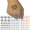 Concha Pan Dulce Heart Sweet Mexican Bread Temporary Tattoo Water