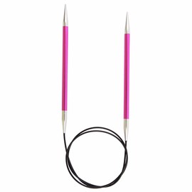 KNIT PRO Zing: Fixed Circular Knitting Pins: 60cm x 3.25mm, 3.25mm