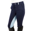 PFIFF 101249 children's breeches Elisa, fabric seat, trendy bicoloured look