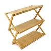 Folding Storage Rack, Powerful Load Bearing Large Storage Space Multi