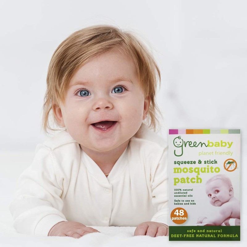VIE Greenbaby, Squeeze & Stick Mosquito Patches (60 Patches)